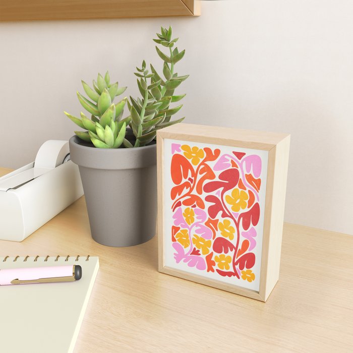 Retro Garden Mini Art Print Gallery Image 2