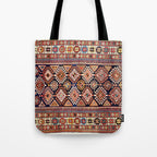 Shirvan East Caucasian Antique Rug Print Tote Bag Gallery Image 1