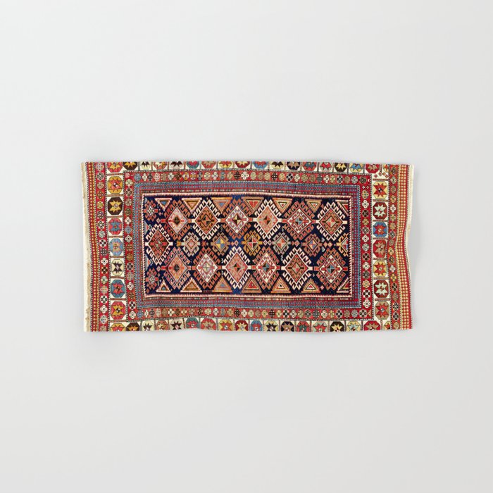 Shirvan East Caucasian Antique Rug Print Bath Towel Gallery Image 1