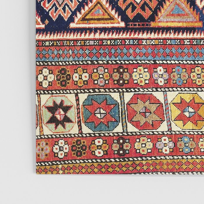 Shirvan East Caucasian Antique Rug Print Poster Gallery Image 3