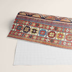 Shirvan East Caucasian Antique Rug Print Wrapping Paper Gallery Image 2
