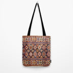 Shirvan East Caucasian Antique Rug Print Tote Bag Gallery Image 2