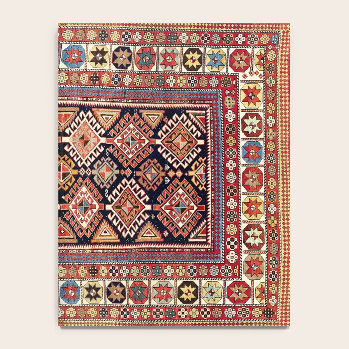 Shirvan East Caucasian Antique Rug Print Notebook Gallery Image 4