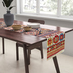 Shirvan East Caucasian Antique Rug Print Table Runner Gallery Image 2