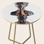 The Girl With Stars In Her Eyes (On White) Side Table Gallery Image 2