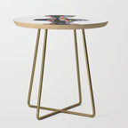 The Girl With Stars In Her Eyes (On White) Side Table Gallery Image 1