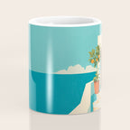 Mediterranean Balcony Orange Tree Coffee Mug Gallery Image 4