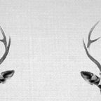 Deer - Black & White Coffee Mug Gallery Image 2
