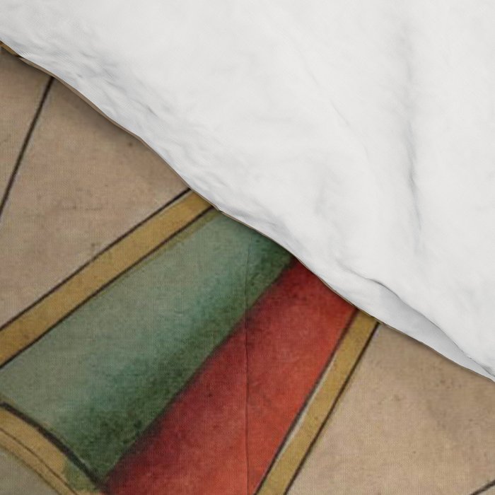 Vintage Compass Rose Diagram (1664) Comforter Gallery Image 4