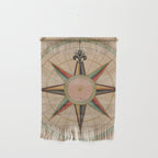 Vintage Compass Rose Diagram (1664) Wall Hanging Gallery Image 1