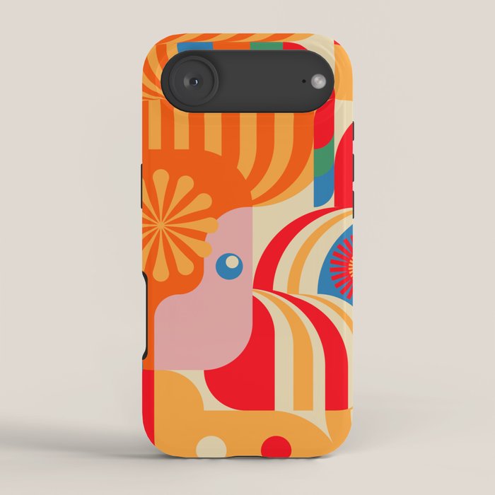 Orange Happy Girl and Cute Duck iPhone Case Gallery Image 2