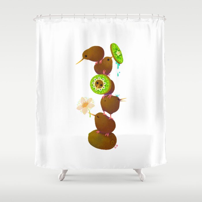 Kiwi Shower Curtain Gallery Image 1