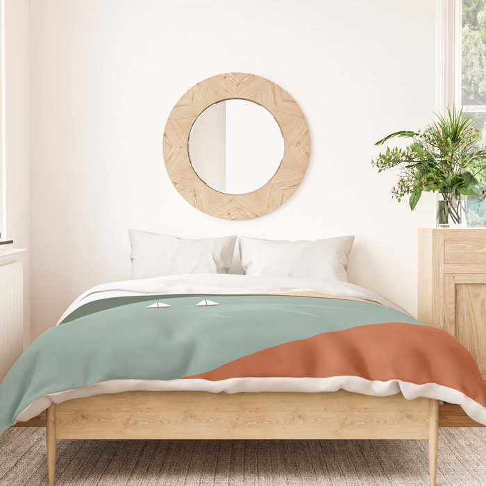 Cat Landscape 81 Duvet Cover Gallery Image 3