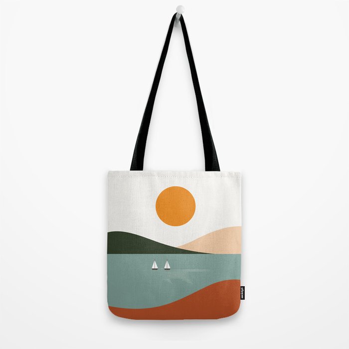 Cat Landscape 81 Tote Bag Gallery Image 2