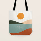 Cat Landscape 81 Tote Bag Gallery Image 1