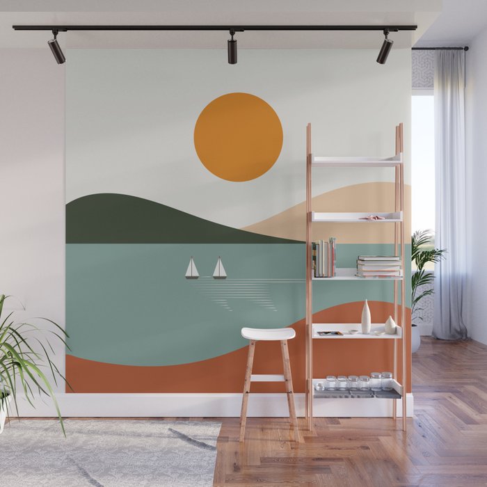 Cat Landscape 81 Wall Mural Gallery Image 1