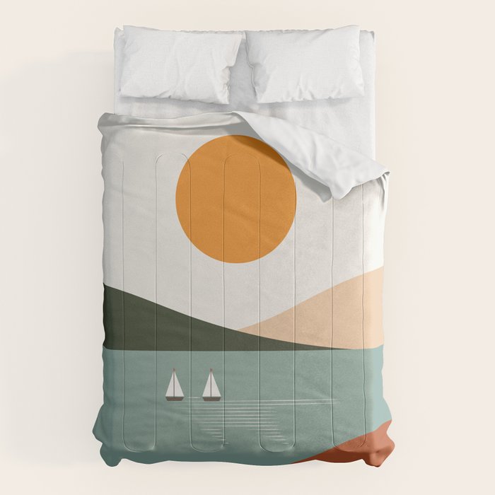 Cat Landscape 81 Comforter Gallery Image 6