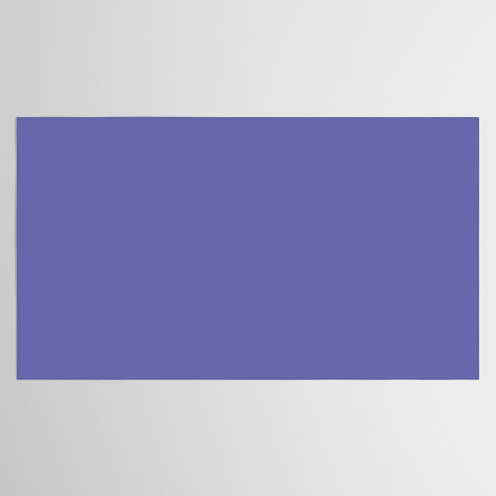 Veri Peri Solid Color Plain Perowinkle Blue Modern Abstract  Tablecloth Gallery Image 2
