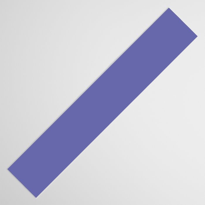 Veri Peri Solid Color Plain Perowinkle Blue Modern Abstract  Table Runner Gallery Image 3