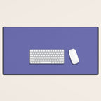 Veri Peri Solid Color Plain Perowinkle Blue Modern Abstract  Desk Mat Gallery Image 1