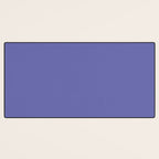 Veri Peri Solid Color Plain Perowinkle Blue Modern Abstract  Desk Mat Gallery Image 3