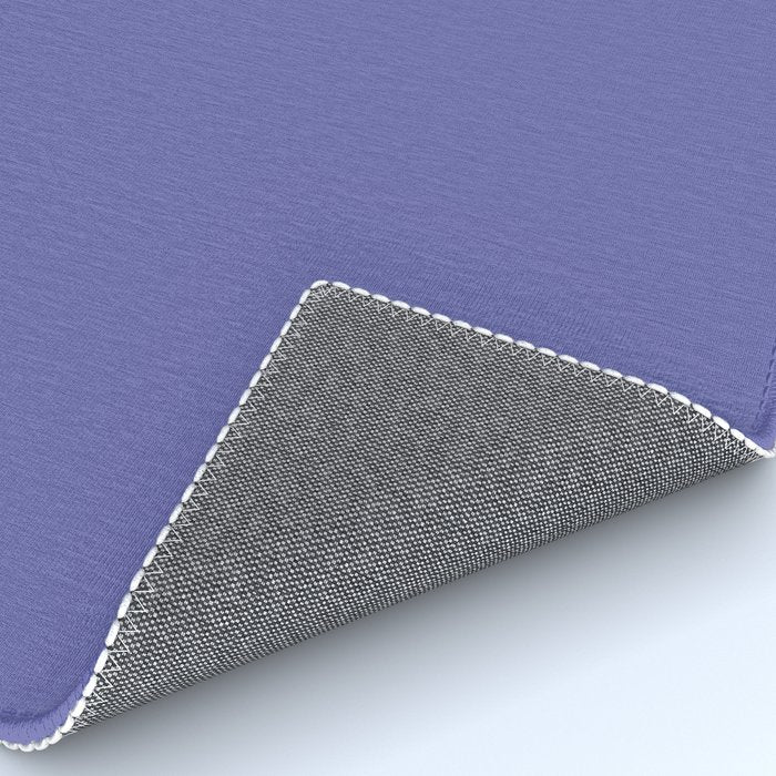 Veri Peri Solid Color Plain Perowinkle Blue Modern Abstract  Rug Gallery Image 4