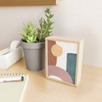Abstract Earth 1-1 - Painted Shapes Mini Art Print Gallery Image 2