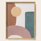 Abstract Earth 1-1 - Painted Shapes Serving Tray Gallery Image 1