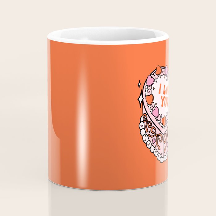 Valentine Cake Coffee Mug Gallery Image 4