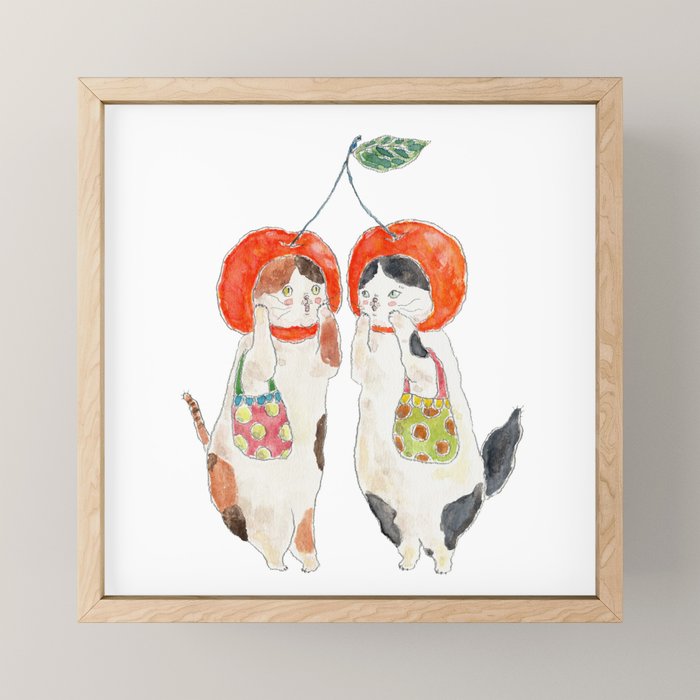 Sakurando madam nyanco Mini Art Print Gallery Image 1