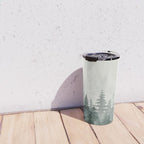 Foggy Pine Trees 3 Travel Mug Gallery Image 4