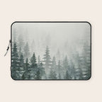 Foggy Pine Trees 3 Laptop Sleeve Gallery Image 1