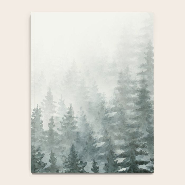 Foggy Pine Trees 3 Notebook Gallery Image 4