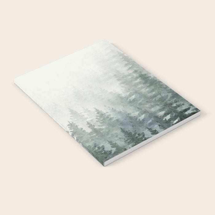 Foggy Pine Trees 3 Notebook Gallery Image 1