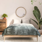 Foggy Pine Trees 3 Comforter Gallery Image 3