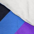 Classic Vintage 80s Style Retro Stripes - Olah Comforter Gallery Image 4