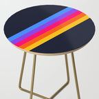 Classic Vintage 80s Style Retro Stripes - Olah Side Table Gallery Image 2