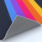 Classic Vintage 80s Style Retro Stripes - Olah Rug Gallery Image 4