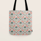 Palm Flamingos Tropical Tote Bag Gallery Image 1