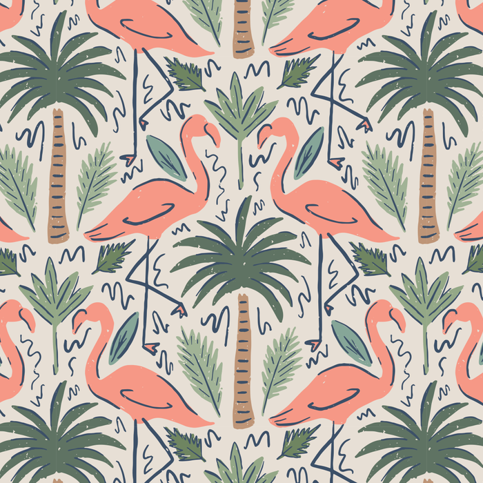 Palm Flamingos Tropical Coffee Mug Gallery Image 2