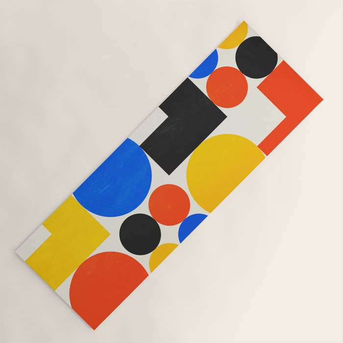 Balance 03: Bauhaus Mid-Century Edition Yoga Mat Gallery Image 1