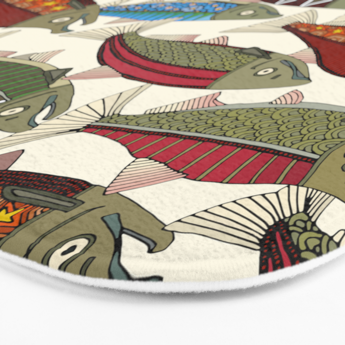 Alaskan salmon pearl Bath Mat Gallery Image 3