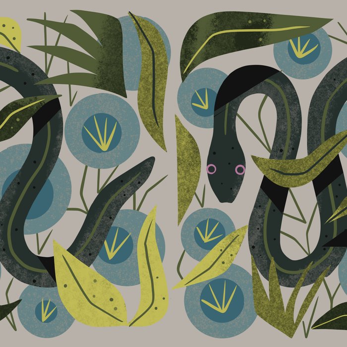 Floral Snake Coffee Mug Gallery Image 2