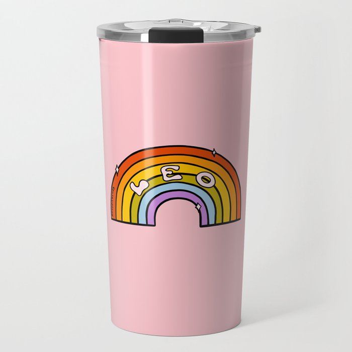 Leo Rainbow Travel Mug Gallery Image 1