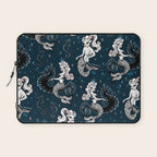 Pearla the Mermaid Riding on a Seahorse Laptop Sleeve Gallery Image 1