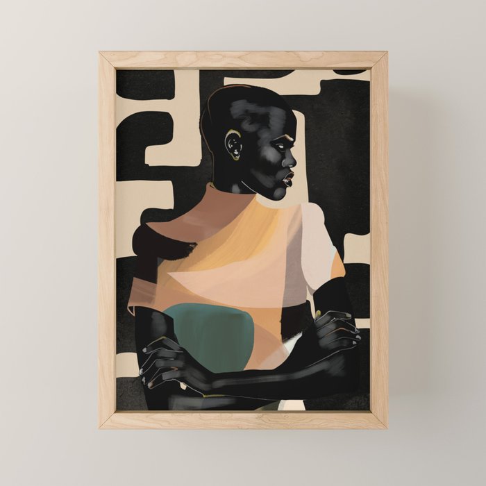 Portrait in Form Mini Art Print Gallery Image 1