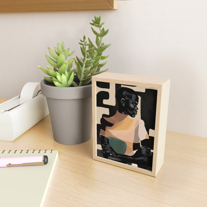 Portrait in Form Mini Art Print Gallery Image 2