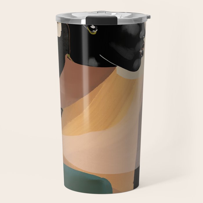 Portrait in Form Travel Mug Gallery Image 1