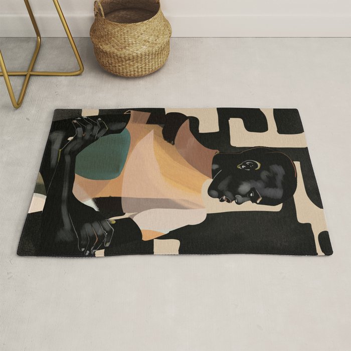 Portrait in Form Rug Gallery Image 1
