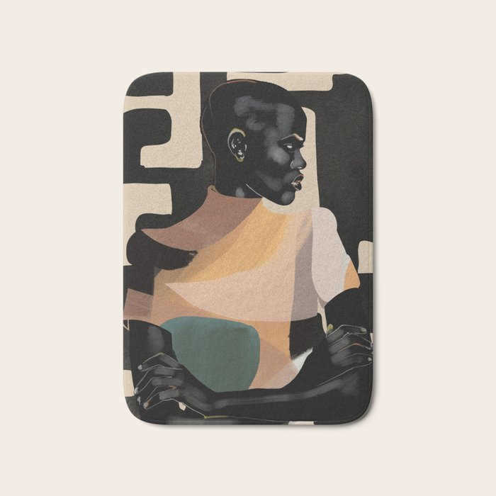 Portrait in Form Bath Mat Gallery Image 1